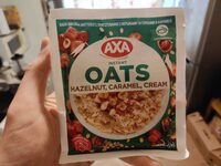 Instant oats hazelnut, caramel, cream