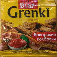 Grenki ржаные баварские колбаски