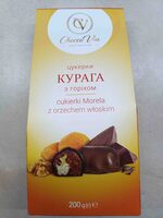 Cukierki morela z orzechem włoskim