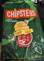 Wavy potato chips tomato "spicy" flavor