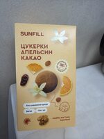 Candies orange cocoa