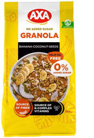 AXA Granola Banana-Coconut-Seeds