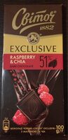 Dark chocolate raspberry & chia