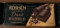 Aerated dark chocolate
