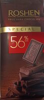 True dark chocolate 56% Roshen