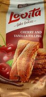 Lovita Cake Cookies ( Cherry and vanilla filling)