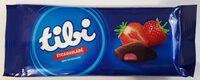 Tibi étcsokoládé eper ízű krémmel