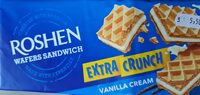 Вафлі Vanilla Cream Extra Crunch Wafers Sandwich