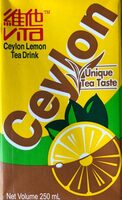 Ceylon lemon tea drink