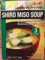 Shiro Miso Soup X3