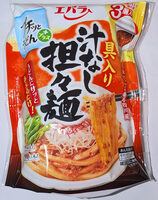 プチッとうどんプラス 具入り汁無し担々麺