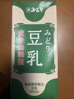 みどり みどり豆乳 成分無調整 100ml