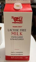 Lactose free milk