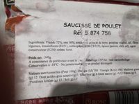 Saucisse de poulet