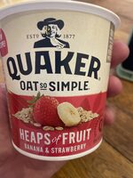 Hot Oat Cereal with Dried Banana & Strawberry Pieces