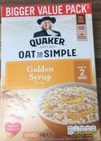 Golden Syrup Flavour Microwaveable Oats