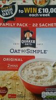 Quaker Oat So Simple Original Porridge