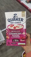 Strawberry Raspberry & Cranberry Flavour Microwaveable Oats