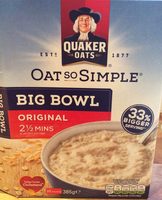 Oat So Simple Big Bowl Original Porridge