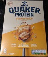 Quaker Protein Golden Syrup Flavour Microwaveable Oats With Added Soy Protein