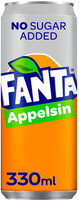 Fanta Appelsin No Sugar Added