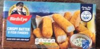Crispy batter fish fingers