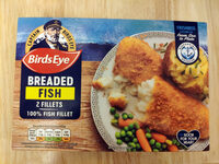Breaded fish fillets