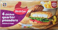 4 chicken quarter pounders