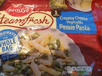Creamy cheese vegetable penne pasta