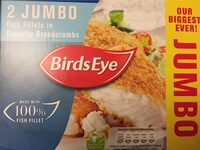 Birds Eye Jumbo Fish Fillets In Crumb X2