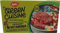 6 Miniburgers Beterraba & Sementes de Linhaça