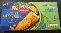 2 Fish Fillets Lightly Dusted with Sea salt and Rosemary