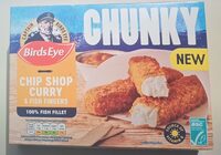 Bird's Eye 6 Chunky Chip Shop Curry Fish Fingers