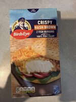 Crispy Hash Brown Fish Burger