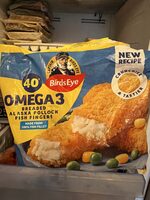 Fish Fingers 40 Breaded Omega 3 Fish Fingers