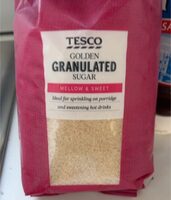 Golden granulated sugar