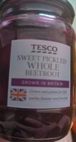 Sweet pickledwhoke beetroot