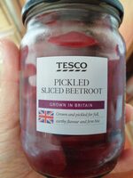 Pickled sliced beetroot