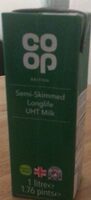 Semi skimmed long life milk