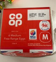 6 Free Range Medium Eggs