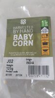 Harvested by Hand Baby Corn
