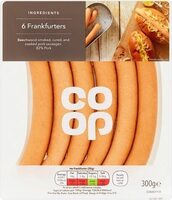 Co-op 6 Frankfurters