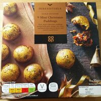 9 Mini Christmas Puddings
