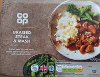 Braised steak & mash