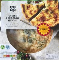 Cheese & broccoli quiche