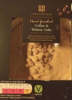 Coffee and walnut cake