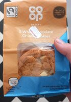 5 White Chocolate Chunk Cookies