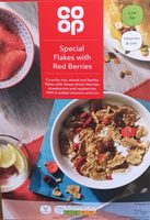 Special flakes with red berries
