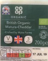 British Organic Mature Cheddar