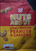 Honey Roasted Peanuts And Cashews